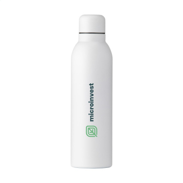 Logo trade promotional product photo of: Helios RCS Recycled Steel Bottle 470 ml