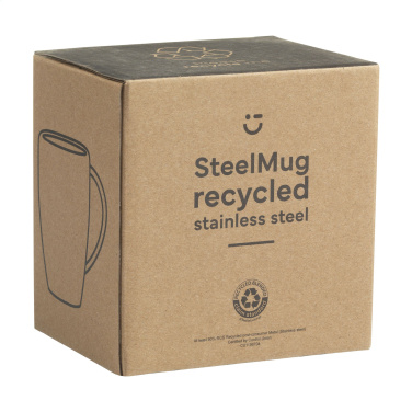 Logo trade promotional merchandise photo of: SteelMug RCS Recycled Steel 220 ml