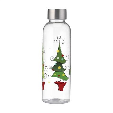 Logo trade promotional gifts image of: Senga GRS RPET Bottle 500 ml X-Mas