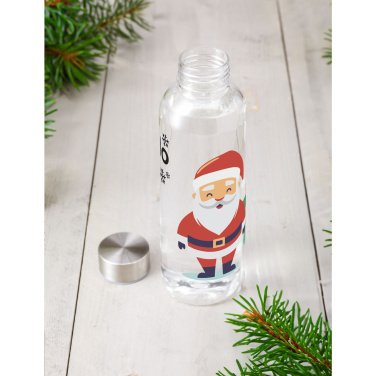 Logo trade promotional merchandise photo of: Senga GRS RPET Bottle 500 ml X-Mas