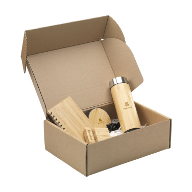 Logotrade promotional gift image of: Merch Set Bamboo Boost