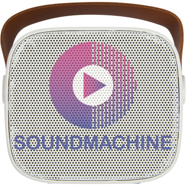 Logo trade corporate gifts picture of: Diya 3W wireless recycled plastic speaker