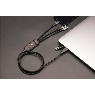Logotrade promotional product image of: SCX.design C50 5-in-1 fast charging 100W/5A cable with digital display