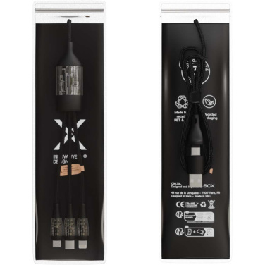 Logo trade promotional items image of: SCX.design C50 5-in-1 fast charging 100W/5A cable with digital display