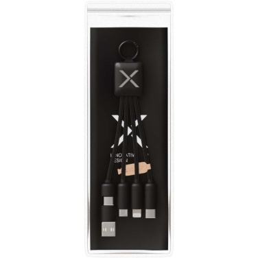 Logo trade business gifts image of: SCX.design C13 15W 5-in-1 charging cable