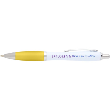 Logo trade promotional gifts image of: Nash recycled plastic ballpoint pen (black ink)