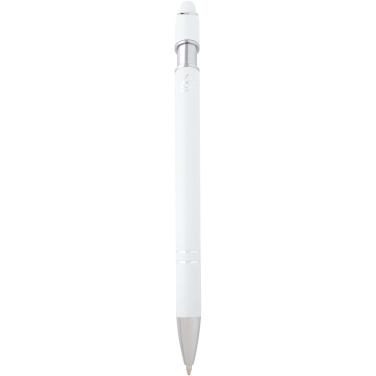 Logo trade promotional item photo of: Kish ballpoint pen with silver finish (black ink)