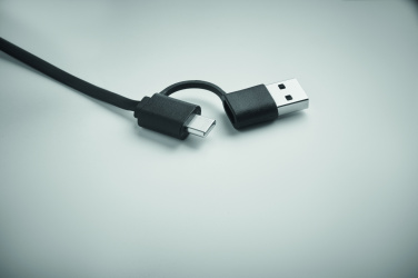 Logo trade promotional merchandise picture of: 60W retractable charging cable
