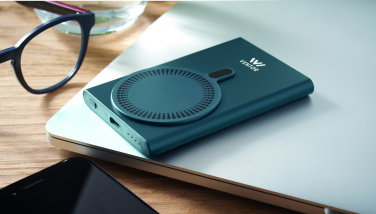 Logo trade business gifts image of: Wireless charger power bank