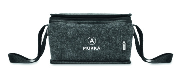 Logo trade corporate gifts picture of: RPET felt cooler bag