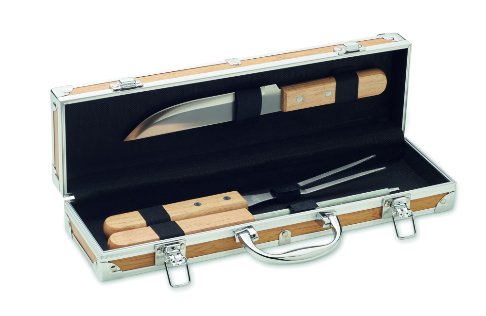 Logotrade corporate gift picture of: Stainless steel barbecue tools
