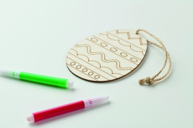Logotrade promotional merchandise picture of: Wooden egg painting set