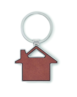 Logotrade promotional giveaway picture of: House shaped key ring