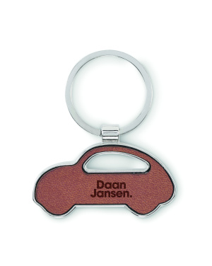 Logotrade advertising product image of: Car shaped key ring