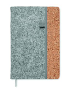 Logotrade promotional gift picture of: A5 RPET cork notebook