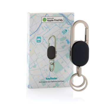 Logo trade promotional merchandise image of: Keyfinder keychain with worldwide locating and USB C