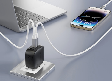 Logo trade promotional merchandise photo of: Urban Vitamin Santa Cruz RCS rplastc 70W GAN charger