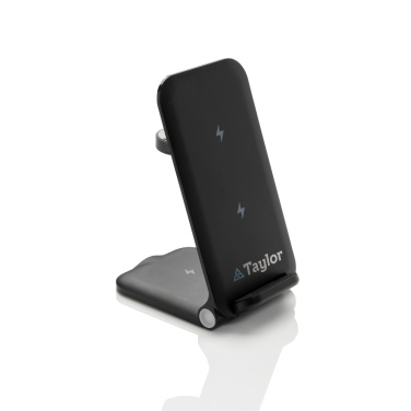 Logo trade promotional item photo of: Powerpal 3 in 1 RCS recycled plastic 15W charger