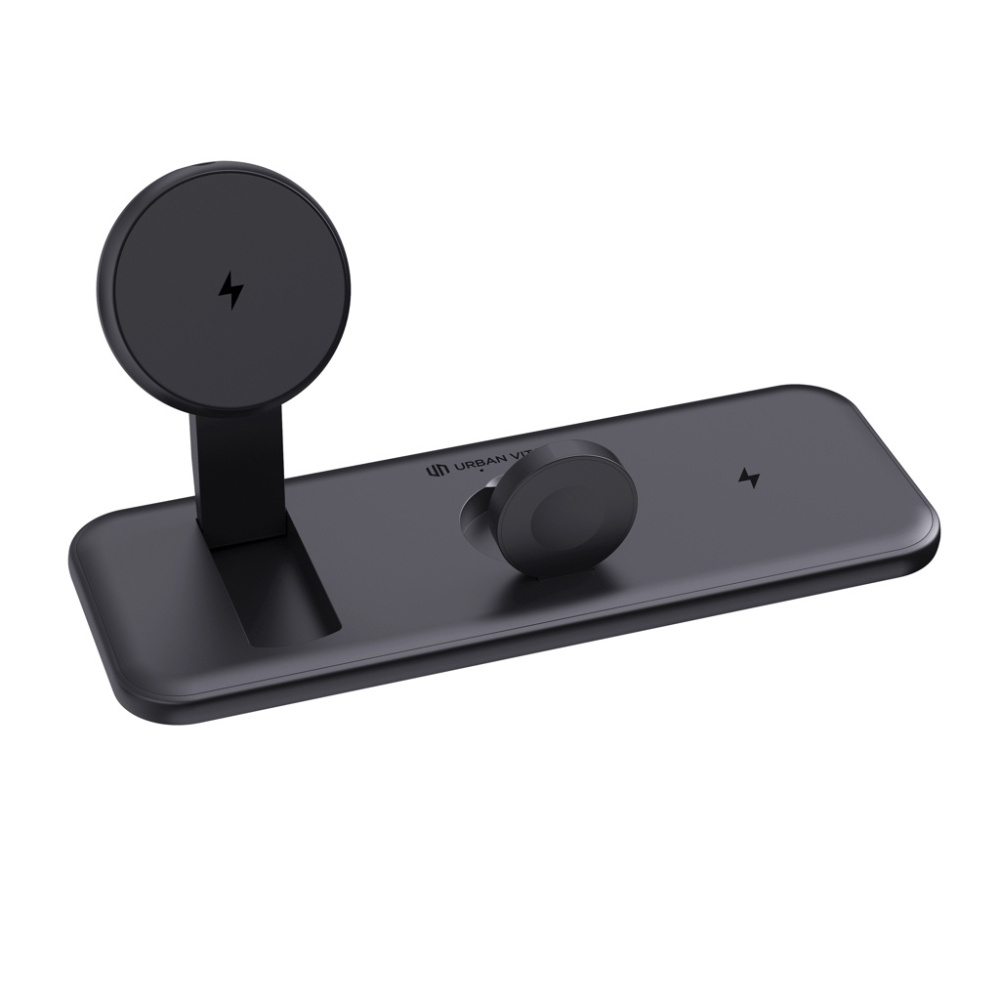 Logo trade promotional gifts image of: Urban Vitamin Torrance 3 in 1 magnetic 15W charger