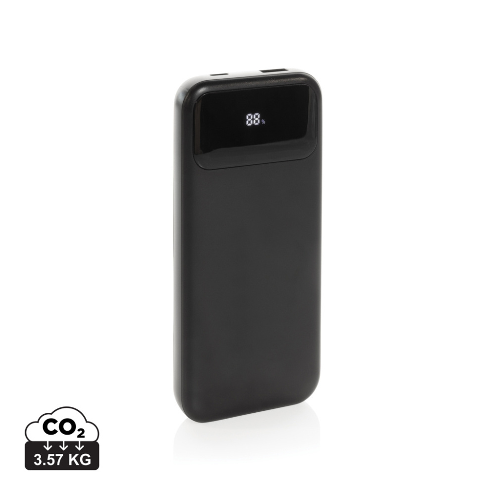 Logotrade corporate gift picture of: Turbopack RCS rplastic powerbank 10.000 integrated cables