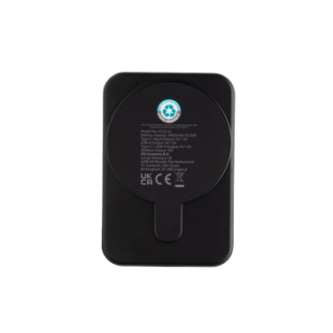 Logotrade advertising products photo of: Stellar RCS recycled plastic 5000 mah 5W magnetic powerbank