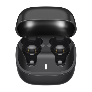 Logo trade promotional product photo of: Urban Vitamin Long Beach ENC rplastic wireless earbuds