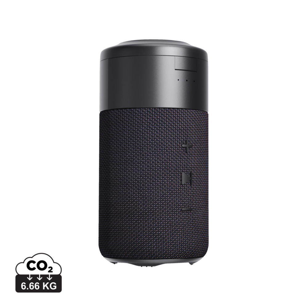 Logo trade business gifts image of: Urban Vitamin Anaheim RCS recycled 10W speaker 15W charger