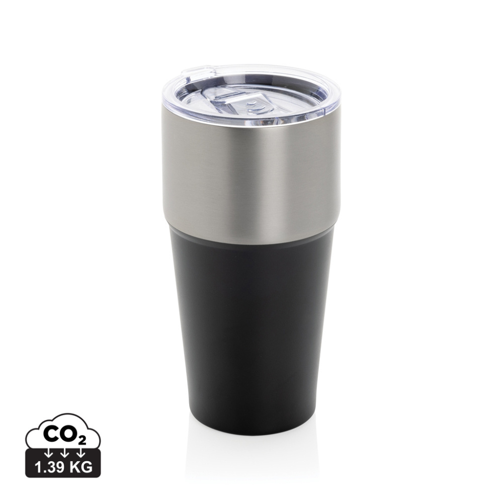 Logotrade corporate gifts photo of: Fluid RCS certified recycled steel tumbler 500ml