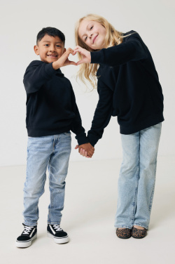 Logo trade promotional items image of: Iqoniq Yengo kids recycled cotton hoodie with sidepockets