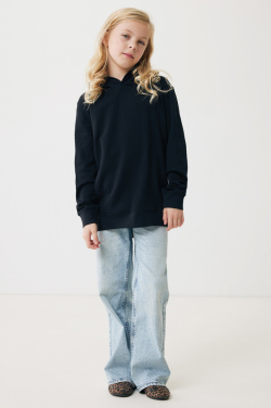 Logotrade corporate gift image of: Iqoniq Yengo kids recycled cotton hoodie with sidepockets