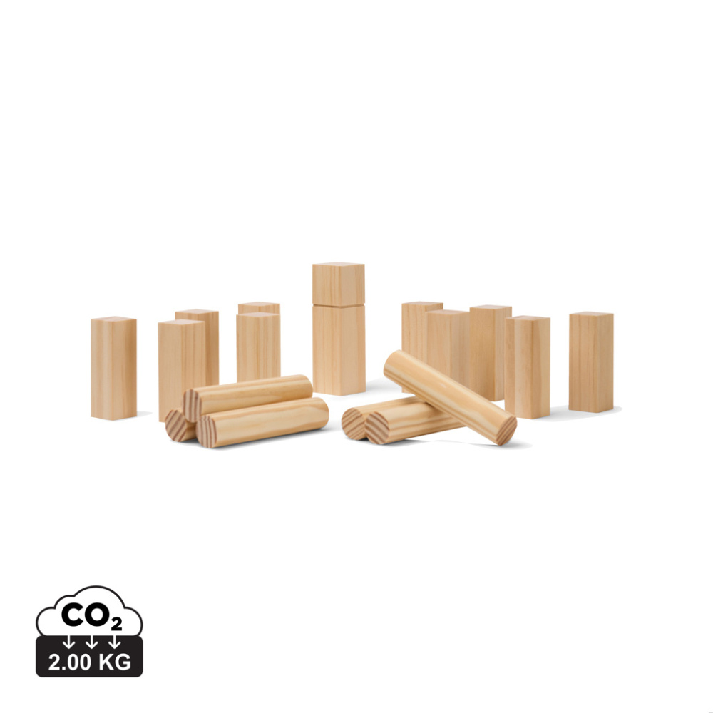 Logo trade corporate gifts picture of: VINGA Kubb mini game