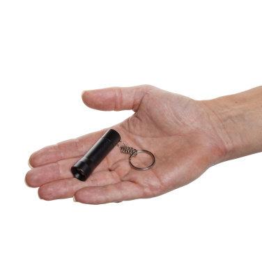 Logotrade promotional giveaway image of: Flash RCS recycled aluminium keychain torch