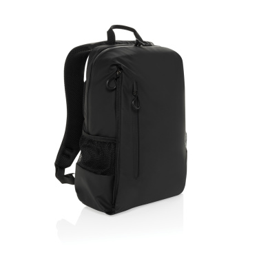 Logotrade promotional gift picture of: Lima Aware™ RPET water resistant 15.6 laptop backpack