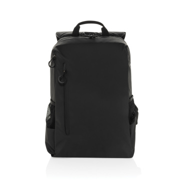 Logotrade business gift image of: Lima Aware™ RPET water resistant 15.6 laptop backpack