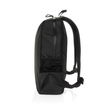 Logo trade promotional product photo of: Lima Aware™ RPET water resistant 15.6 laptop backpack