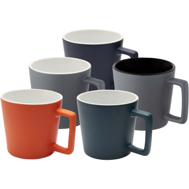 Logo trade promotional gift photo of: Cali 370 ml ceramic mug with matt finish