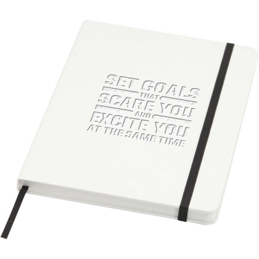 Logotrade advertising product picture of: Holm A5 stone paper hard cover notebook with lined pages