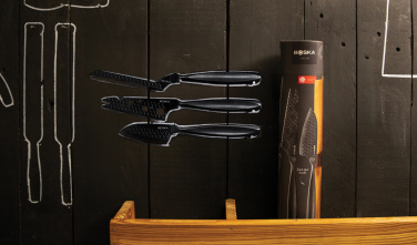 Logotrade business gift image of: BOSKA Cheese Knife Set Monaco+ Black