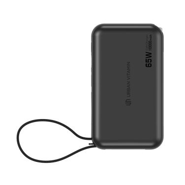 Logo trade promotional item photo of: Urban Vitamin Eureka hybrid GANcharger 10000mah powerbank65W