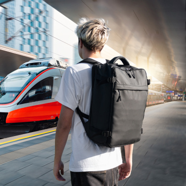 Logo trade promotional merchandise photo of: Backpack PALUDI Schwarzwolf