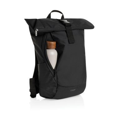 Logotrade promotional products photo of: Swiss Peak Aware™ RPET Leonard 15.6 inch laptop backpack