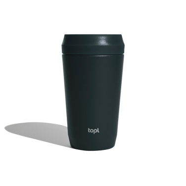 Logotrade advertising product image of: Topl Recycled Steel To Go Tumbler Patented 360 Lid 354ml