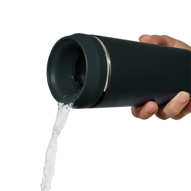 Logo trade promotional items picture of: Topl Recycled Steel To Go Tumbler Patented 360 Lid 354ml
