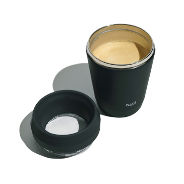 Logotrade corporate gift image of: Topl Recycled Steel To Go Tumbler Patented 360 Lid 235ml