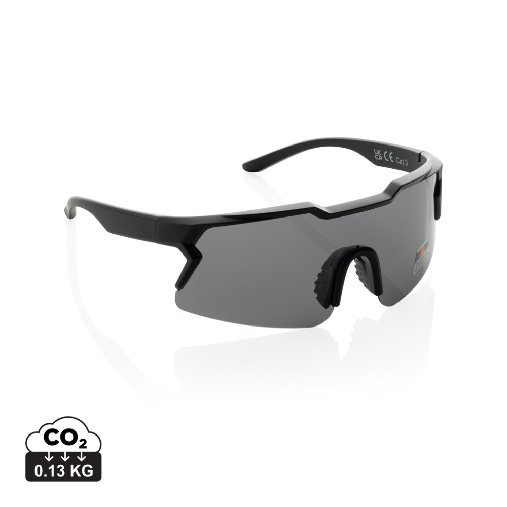 Logotrade promotional product image of: SproShield RCS plastic activity glasses with polarized lens
