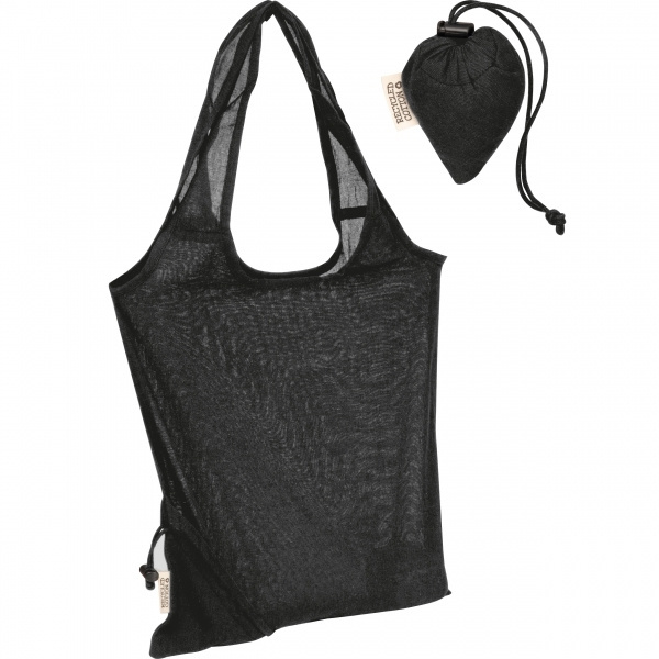 Logo trade corporate gifts image of: Recycled cotton bag Modena