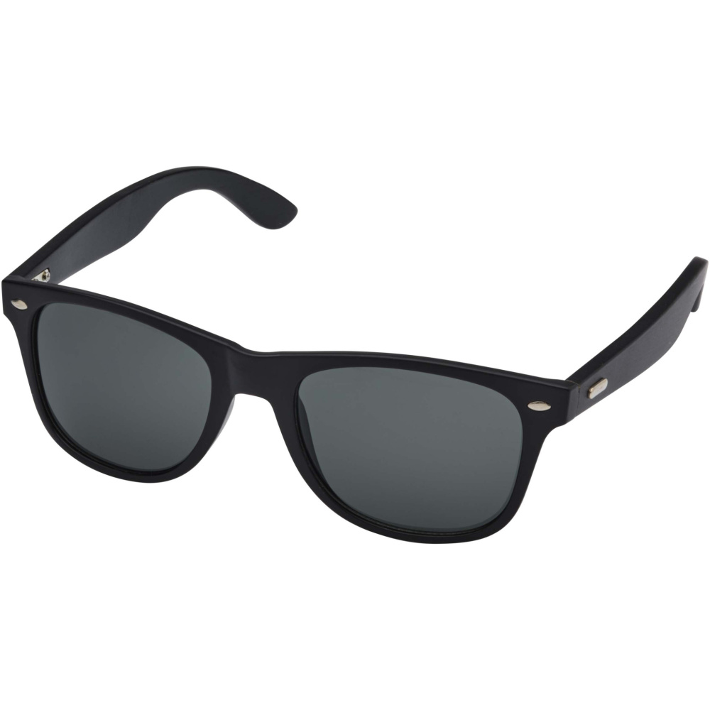 Logotrade promotional item image of: Arlo bamboo sunglasses with black coating