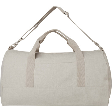 Logotrade promotional items photo of: Porter 500 g/m² Aware™ recycled duffel bag 50L