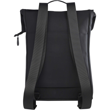 Logo trade promotional gifts image of: Turner 15.6" GRS recycled roll-top laptop backpack 12L