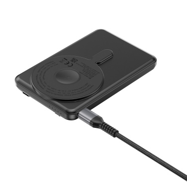 Logotrade promotional giveaway picture of: Urban Vitamin Redwood 5in1 5000mah 20W PD magnetic powerbank